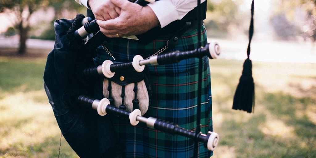 Solo and band piping contests are a regular feature Solo and band piping contests are a regular feature