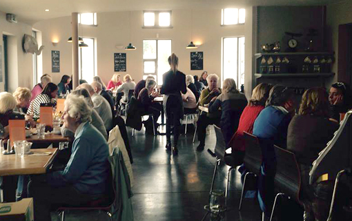 Lunchtime is always buzzing at The Woodhouse Lunchtime is always buzzing at The Woodhouse